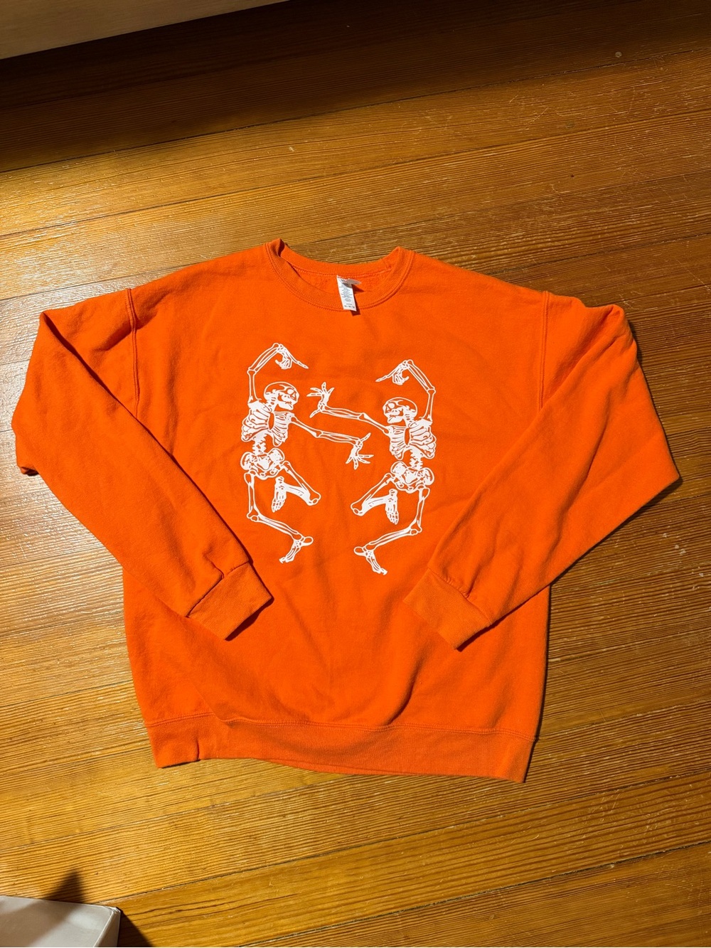 Dancing Skeletons Fall/Halloween Sweatshirt - Medium